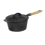 Campfire Cast Iron Frypan With Wooden Handle