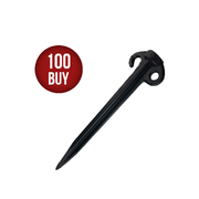 100 x Supa Peg 370mm Black Sand Peg