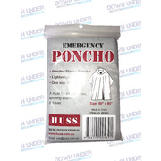Huss Poncho Emergency Clear