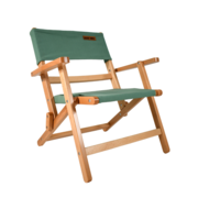Black Wolf Shore Folding Beech Chair - Shale Green