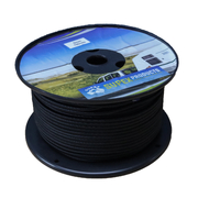Supex Black Shock Cord - 2mm x 1mtr