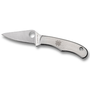 Spyderco Bug Knife / Stainless Slip Joint - Plain Blade
