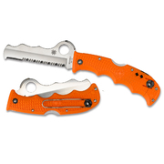Spyderco Assist Lightweight Orange - Combo Blade/Carbide Tip