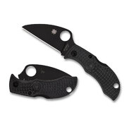 Spyderco Manbug Wharnclife Knife - Black Blade Plain