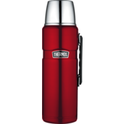 Thermos 2L Stainless King Stainless Steel Vacuum Insulated Flask - Red