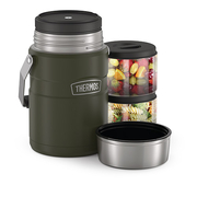 Thermos 1.39L Stainless King™ Big Boss™ Food Jar - Matte Army Green