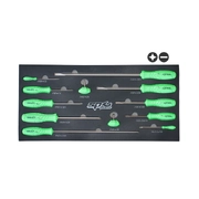 SP Tools JIS Screwdriver Set in EVA Foam Tray - 12pc