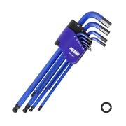 SP Tools Ball Drive Hex Key Set - Metric - Colour Coded - 9pc  