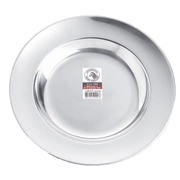 Zebra Stainless Steel 23cm Flat Plate