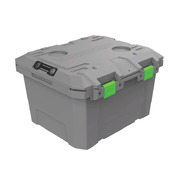 TRED GT Storage Box 65L - Mid - Grey With Green