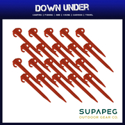 20 x Supa Peg 300mm Orange Polypropylene Sand Peg