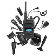 Uniden UH850S-DLX 5 Watt UHF Waterproof CB Handheld Radio – Deluxe Pack