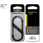 Nite Ize S-Biner Steel # 4 - Black 