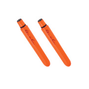 Rite In The Rain All Weather Plastic Pocket Pen Non-Refillable - Safety Blaze Orange - Black Ink - 2 Pack