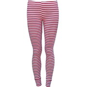 Xtm Kids Polypro Thermal Pants Pink Stripe Size 10 