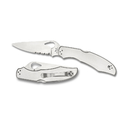Spyderco Cara Cara 2 Knife - Stainless - Combo Blade                   