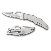 Spyderco Flight Stainless Knife - Combo Blade