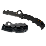 Spyderco Assist Lightweight Knife Black - Combo Black Blade