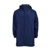 Stash 2L Unisex Adult 3/4 Length Packable Rain Jacket - Patriot Blue