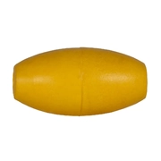 Crab'n Gear 93mm Yellow PVC Football Float