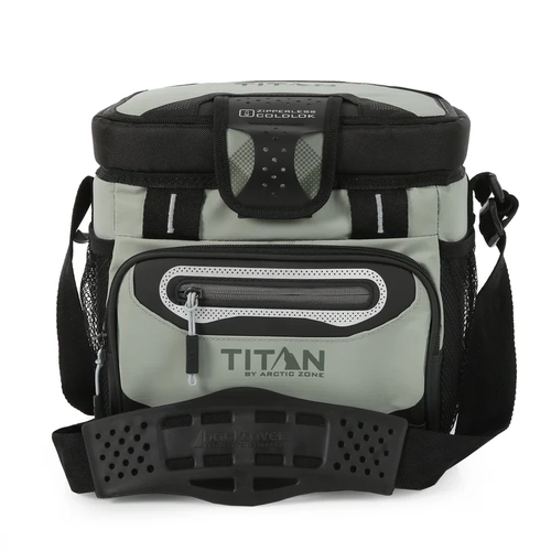 Titan 9 Can Zipperless HardBody Cooler - Seagrass