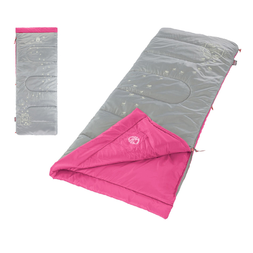Coleman Fyrefly Illumi-Bug Sleeping Bag - Pink