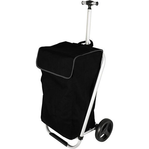 Karlstert Aluminium Shopping Trolley - Black