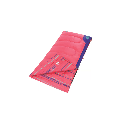 Coleman Kids Youth Sleeping Bag +10C - Pink / Purple