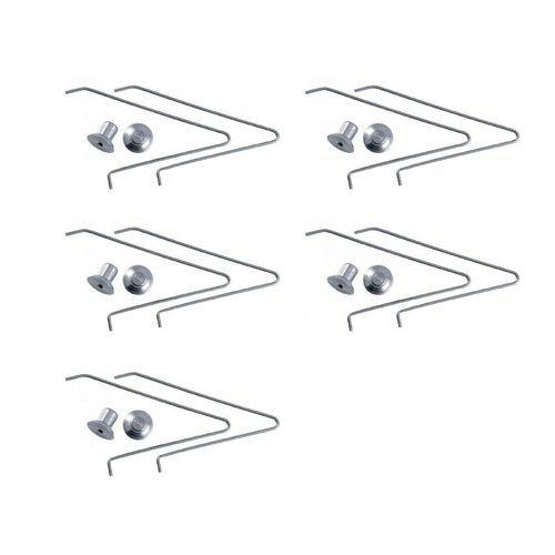 5 x Supex Spring Button Clip 