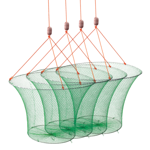 4 X Wilson Yabbie Net Double Ring 1" Scn15