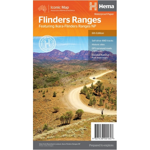 Hema Flinders Ranges Map