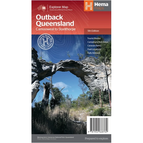 Hema Outback Queensland Map