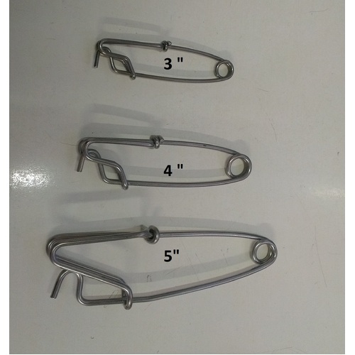 Crab'n Gear Shark Clip 5" (127mm) - Stainless Steel