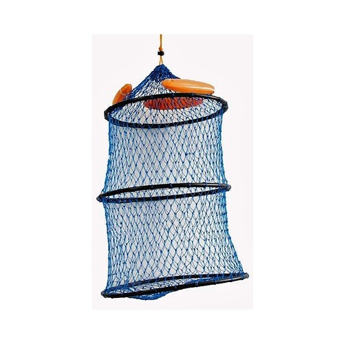 Seahorse Collapsible Floating Keeper Net With Draw Cord Closure-Poly Creel