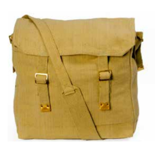 Huss Web Haversack Large Shoulder Bag Khaki WH-1