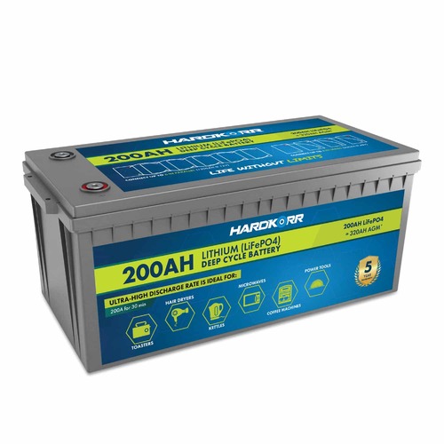 Hard Korr 200Ah Lithium (LiFePO4) Deep Cycle Battery