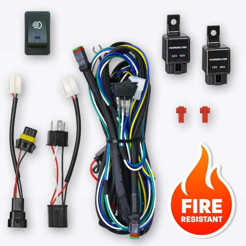 Hard Korr Dual Output Plug & Play Wiring Harness