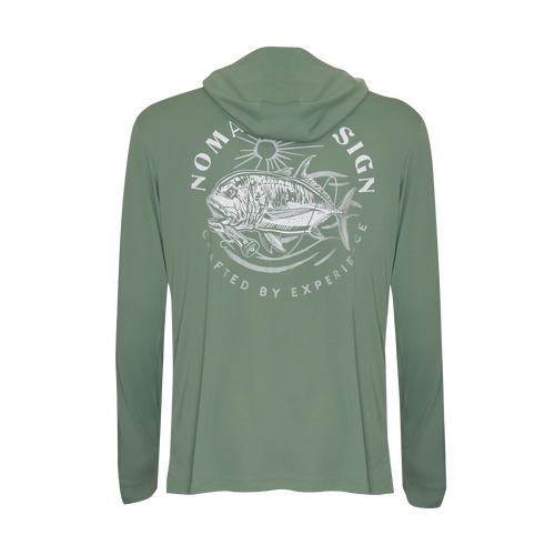 Nomad Hooded Tech Fishing Shirt XXL - GT Sunset