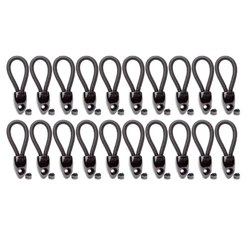 20 x Supex Shock Cord Loop 100mm Loop