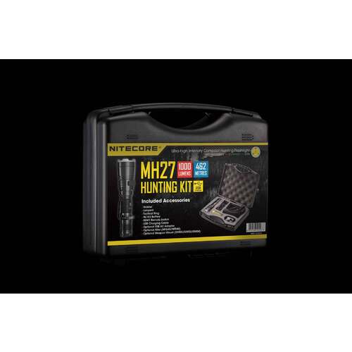Nitecore MH27 USB Rechargeable Flashlight Hunting Kit - 1000 Lumens