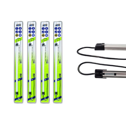 4 x Hard Korr 48cm White Led Light Bar With Diffuser 