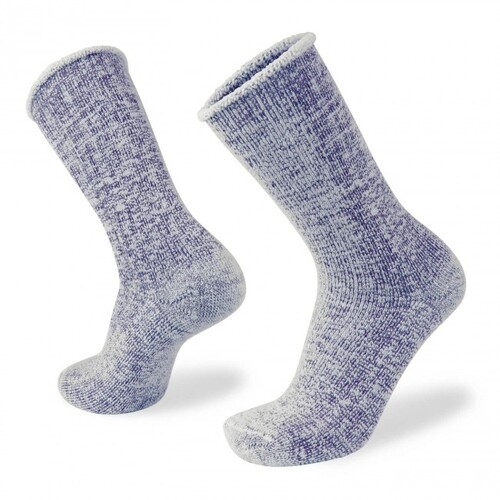 Wilderness Wear Merino Fleece Sock 13-16 - Navy/Marle