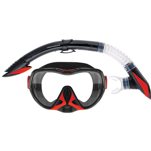 MIRAGE FREEDOM SILICONE MASK & SNORKEL SET DARK BLUE