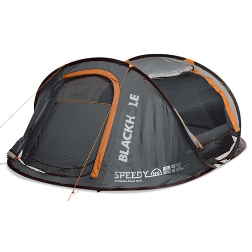 Explore Planet Earth Speedy 4 Blackout Pop Up Tent with LED Lights