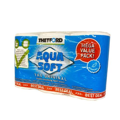 Thetford Aquasoft Toilet Paper Rolls – 6 Pack